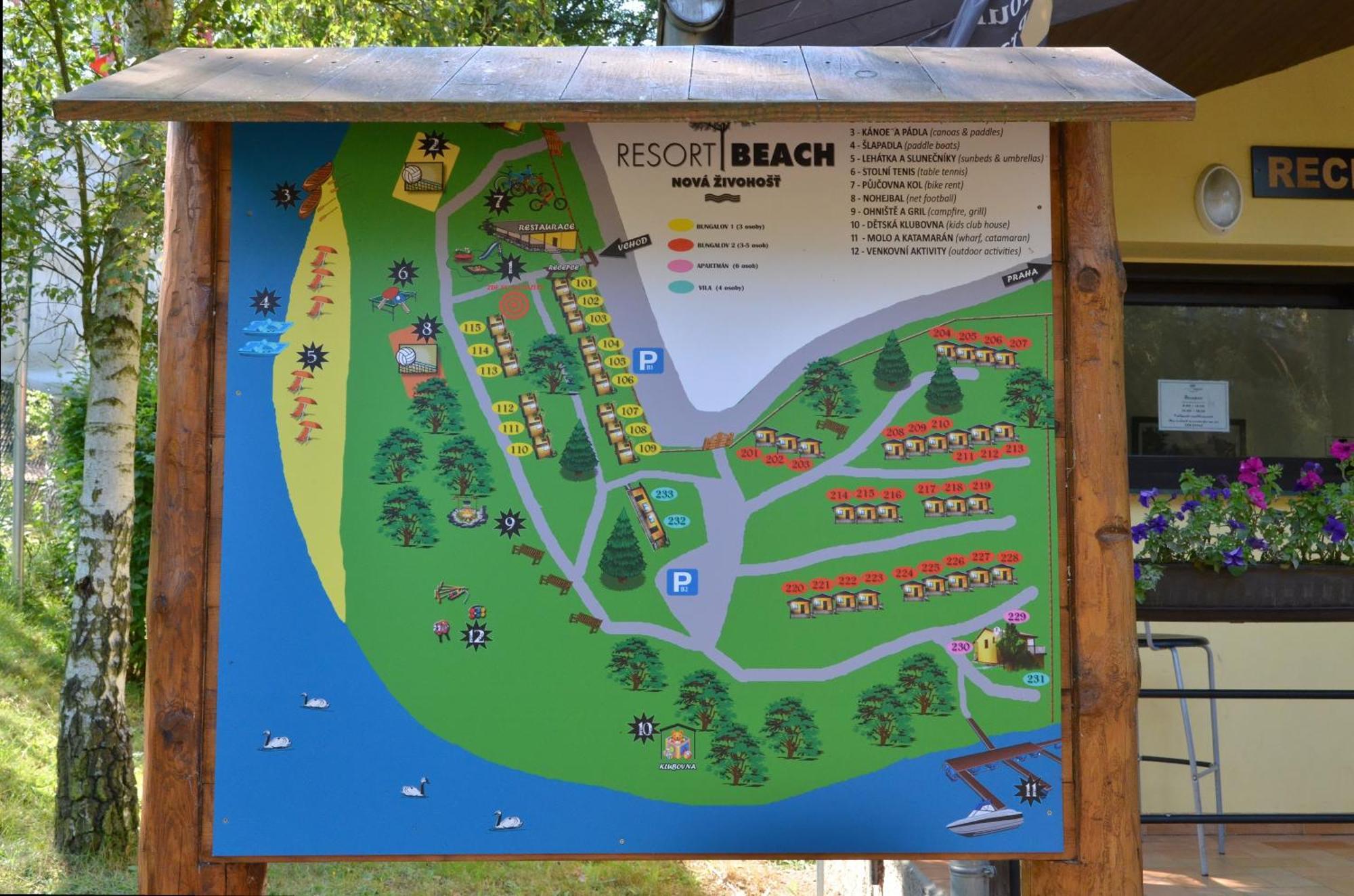 Křečovice Resort Beach Nova Zivohost מראה חיצוני תמונה